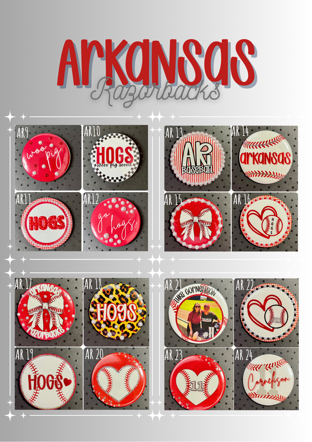 Arkansas Button Catalog Page 2